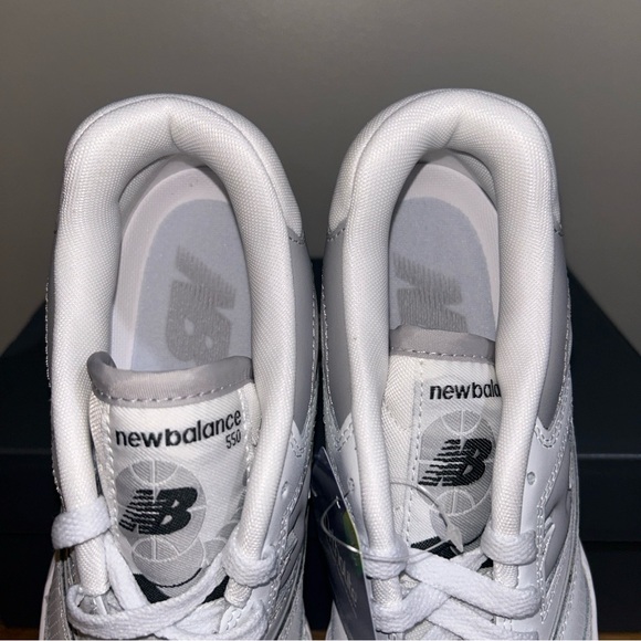 New Balance 550 Womens size 8 white and grey (BBW550BB) men’s 6 1/2 - Picture 5 of 12